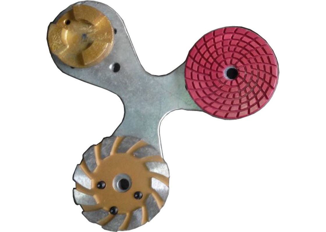 Single Phase Marble Stone Floor Polisher Machine With Magnetic Discs / 6 Heads